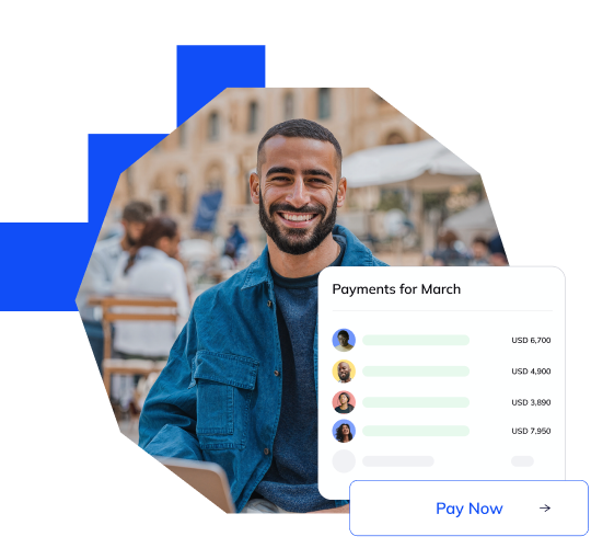 مدفوعات مارس — ادفع للمتعاقدين في معاملة واحدة