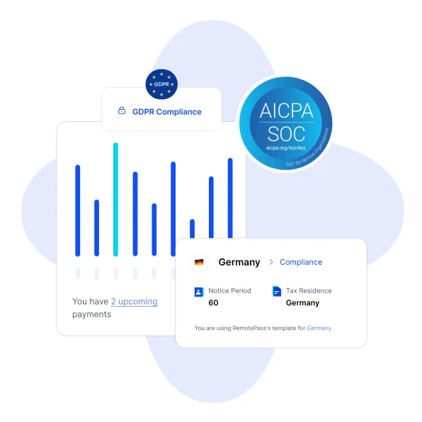 متوافق مع GDPR ومحمي وفق معايير SOC