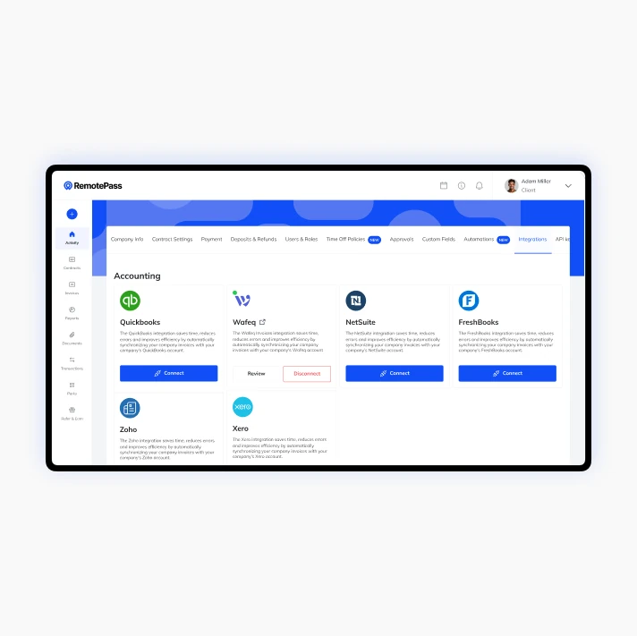 QuickBooks Integration hero