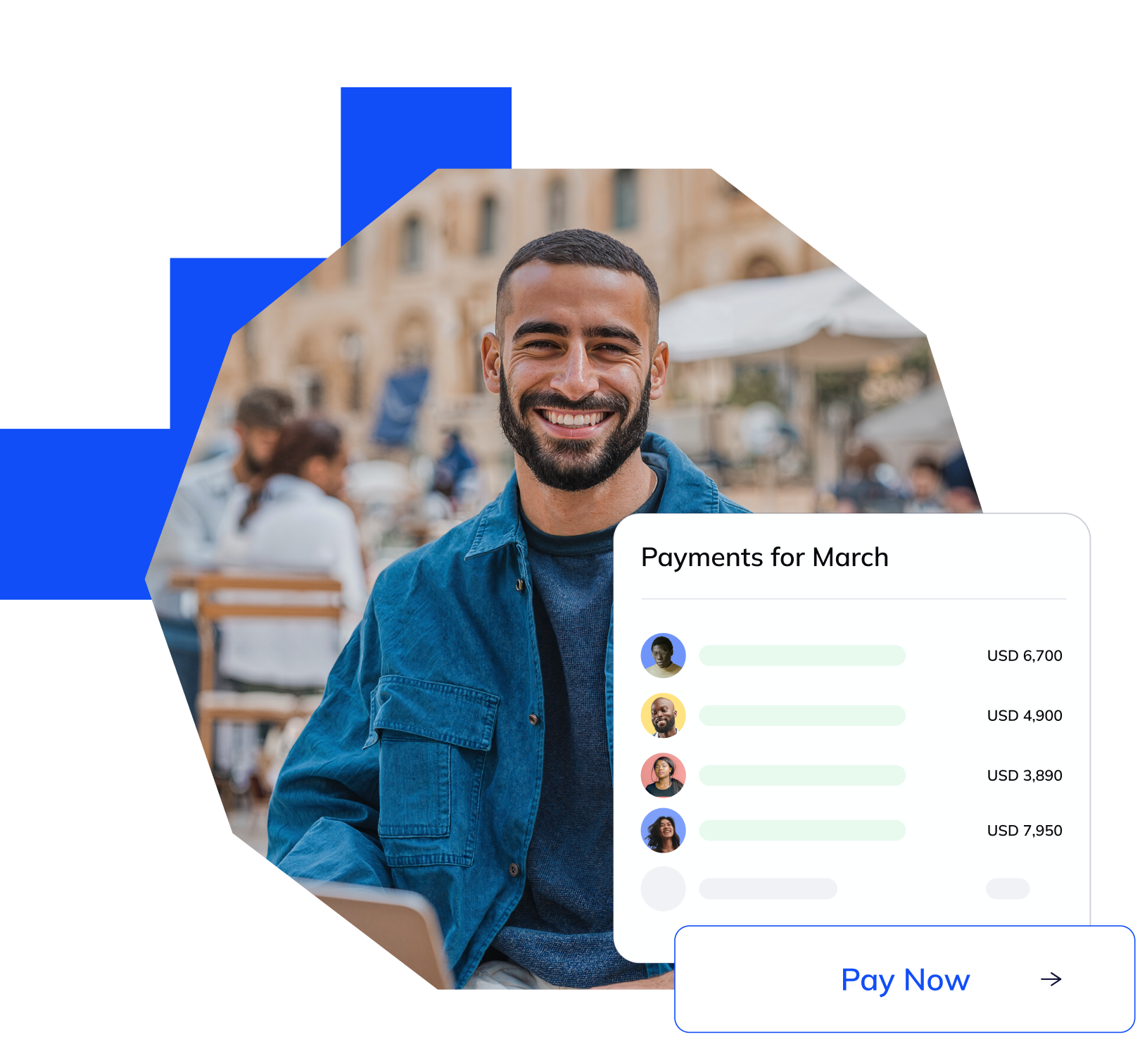 Make payments in any country and currency