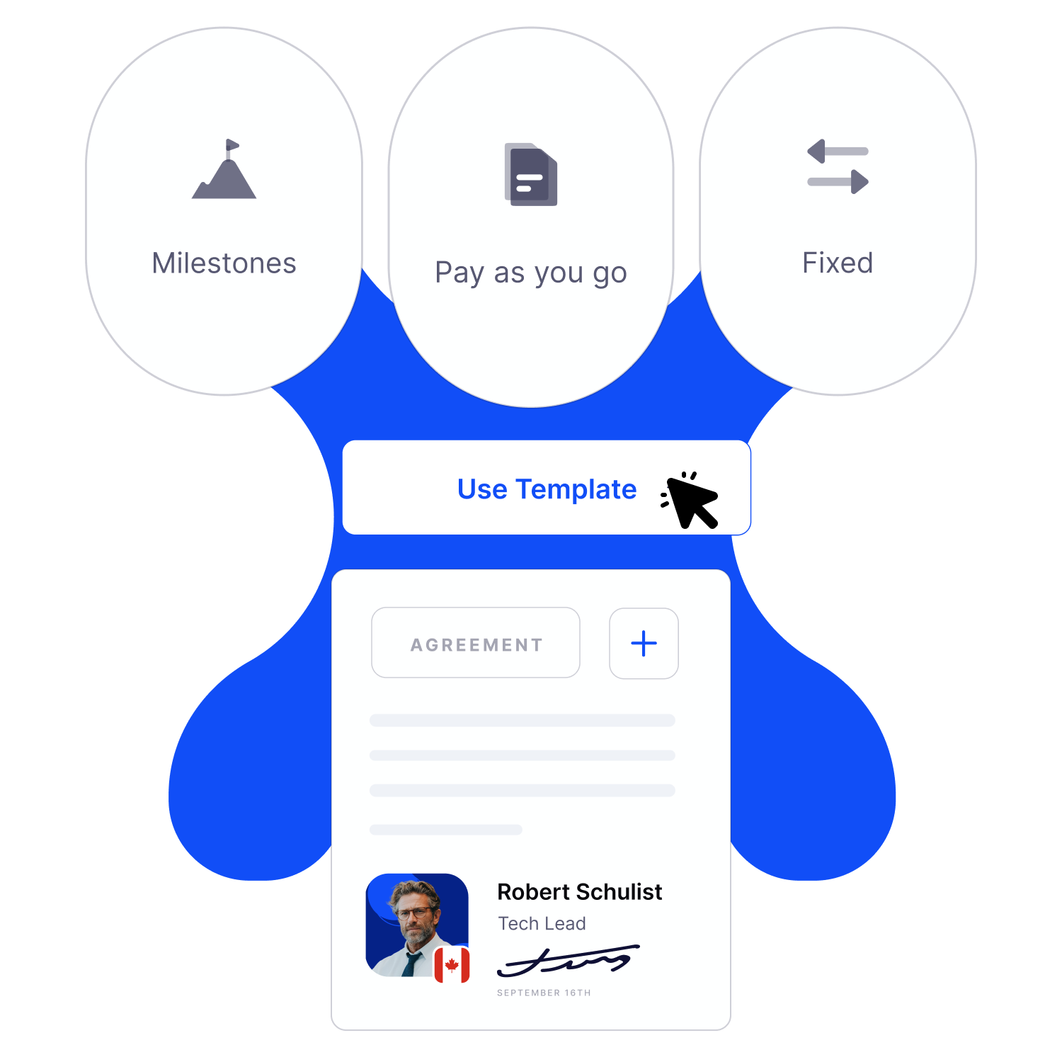 Custom workflows for the contractor lifecycle
